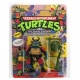 1990 TMNT LEO SEWER SAMURAI ACTION FIGURE MOC