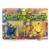 (2) 1991 MOC TMNT WACKY WEAPONS ACTION FIGURES