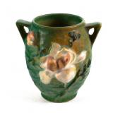 ROSEVILLE MAGNOLIA DOUBLE HANDLE VASE NO. 864