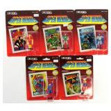 (5) ERTL DC COMICS SUPERHEROES DIECAST FIGURES MOC