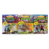 (3) TMNT WACKY ACTION MOC FIGURES MOC