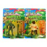 (2) 1992 TMNT MOVIE STAR FIGURES MOC