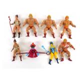 MOTU HE-MAN 1980S ACTION FIGURE LOT (8)