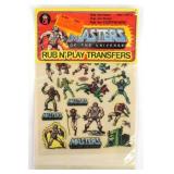 MOTU HE-MAN 1980S RUB-N PLAY TRANSFERS