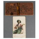 (2) BLACK AMERICANA POSTCARDS CA. 1900