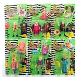 (6) 1989 KENNER BEETLEJUICE ACTION FIGURES MOC