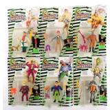 (6) 1989 KENNER BEETLEJUICE ACTION FIGURES MOC