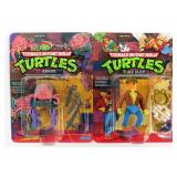 (2) 1989 MOC TMNT WACKY WEAPONS FIGURES