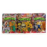 (3) 1989 MOC TMNT WACKY WEAPONS FIGURES