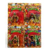TMNT Playmates: (4) WACKY WILD WEST Set
