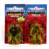 (2) 1983 MOTU Skeletor & Whiplash MOC