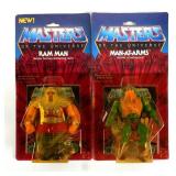 (2) 1983 MOTU Ram Man & Man-At-Arms MOC