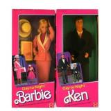 (2) 1984 Day-to-Night Barbie & Ken Dolls