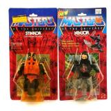 (2) 1986 MOTU Stinkor & Ninjor MOC.