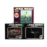 Star Wars (3) Kenner 500pc Puzzles, Sealed