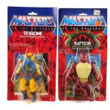 (2) 1984-85 MOTU Sy-Klone & Rattlor Figures MOC
