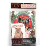 Star Wars 1983 ROTJ Bath Towel & Mitt, Sealed