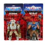 (2) 1986 MOTU Rio Blast & Extendar Figures MOC