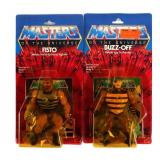 (2) 1982 MOTU Buzz-Off & Fisto MOC