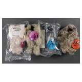 Star Wars Kenner ROTJ (4) EWOK Plush Toys