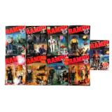 (9) 1986 Rambo & Savage Action Figures MOC