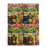 TMNT Playmates: (4) Turtles with STORAGE SHELL