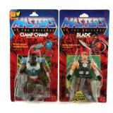 (2) 1986 MOTU Blade & Clamp Champ MOC