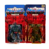 (2) 1982-83 MOTU Webstor & Stratos Figures MOC