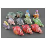 (6) VINTAGE DINOSAUR SALT AND PEPPER SHAKER SETS
