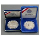1986-87 US COMMEMORATIVE SILVER DOLLARS
