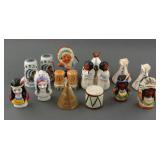 (7) NATIVE AMERICAN INDIAN SALT AND PEPPER SHAKERS