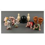 (5) SPORTS THEMED SALT AND PEPPER SHAKER SETS