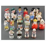 (8) ETHNIC FIGURES SALT AND PEPPER SHAKER SETS