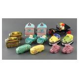 (7) VINTAGE TRANSPORTATION SALT PEPPER SHAKER SETS