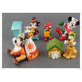 (5) DISNEY RELATED SALT AND PEPPER SHAKER SETS