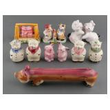 (7) PIG SALT AND PEPPER SHAKER SETS
