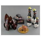 (3) VINTAGE SALT AND PEPPER SHAKER SETS