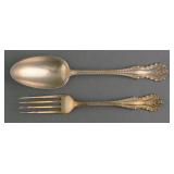 STERLING DOMINICK & HAFF SPOON & FORK