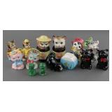 (7) VINTAGE CAT SALT AND PEPPER SHAKER SETS