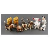 (6) VINTAGE DOG SALT AND PEPPER SHAKER SETS