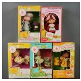 (5) STRAWBERRY SHORTCAKE DOLLS KENNER NIB