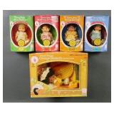 (5) STRAWBERRY SHORTCAKE BERRY BABY DOLLS NIB