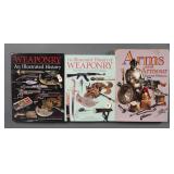 (3) ARMS & WEAPONRY HISTORY BOOKS