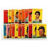 (20) 1958 TOPPS BASEBALL CARDS