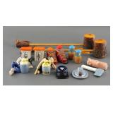 (8) SOUTHERN CULTURE HILLBILLY SALT PEPPER SHAKERS