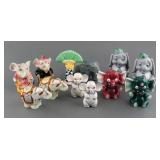 (6) VINTAGE ELEPHANT SALT PEPPER SHAKER SETS