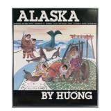 ANNA HUONG 'LIFE OF THE ESKIMO' ALASKA POSTER