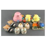 VINTAGE INSECT BEE SALT PEPPER SHAKERS HONEY JAR