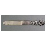 GORHAM STERLING LETTER OPENER THEODORE STARR