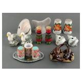 (7) FLORIDA THEMED SALT AND PEPPER SHAKER SETS